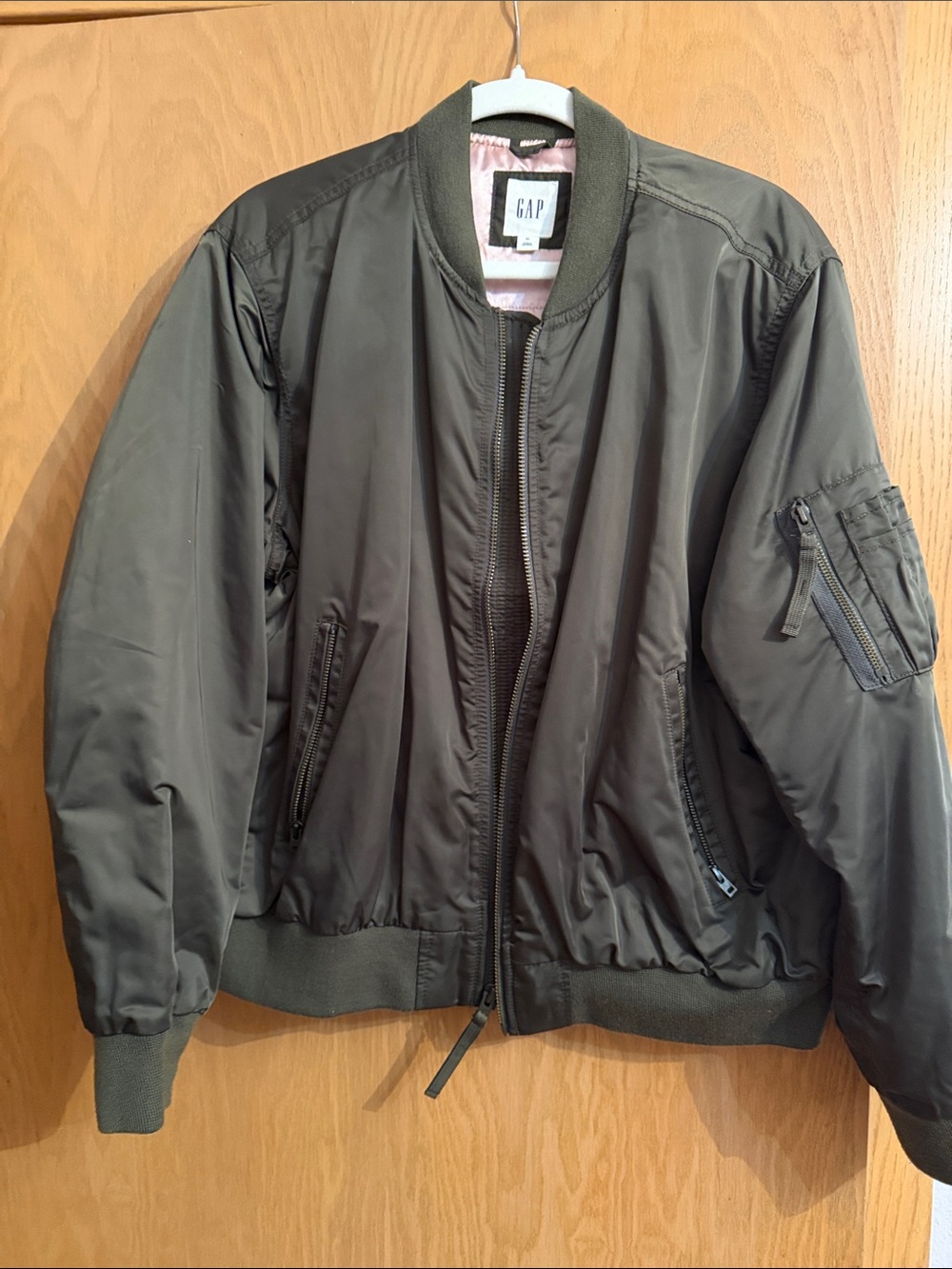 GAP Olive Green Women's Bomber Jacket